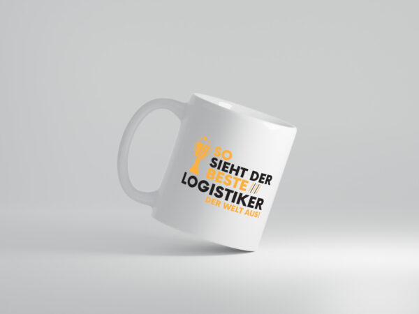 Der Weltbeste Logistiker | Beruf Logistik - Tasse Weiss - Kaffeetasse / Geschenk / Familie