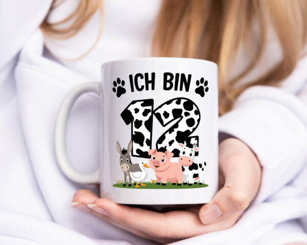 12 Geburtstag | 12 Jahre | Farmer Kind - Tasse Weiss - Kaffeetasse / Geschenk / Familie