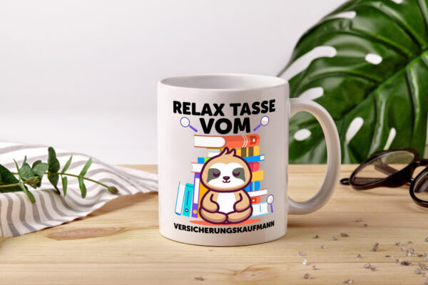 Relax Tasse: Versicherungskaufmann | Kaufmann - Tasse Weiss - Kaffeetasse / Geschenk / Familie