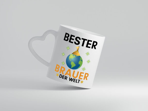 Welt Bester Brauer | Bier Brauer | Brauerei - Herzhenkel Tasse - Kaffeetasse / Geschenk / Familie