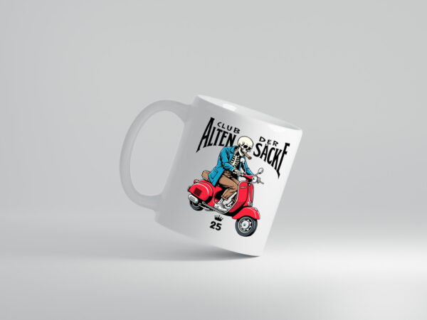 25. Geburtstag | 25 Jahre | Club der alten Säcke - Tasse Weiss - Kaffeetasse / Geschenk / Familie