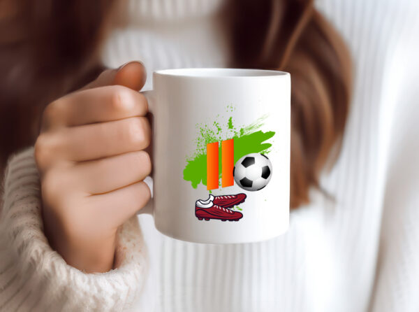 11. Geburtstag | Jungen Fußball | Fußballspieler - Tasse Weiss - Kaffeetasse / Geschenk / Familie