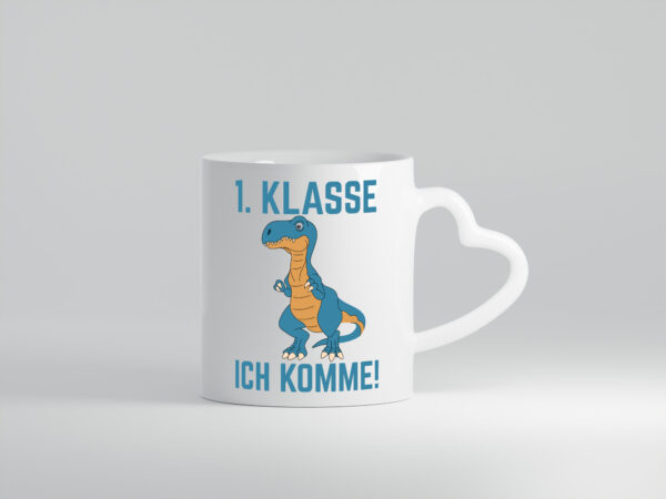 1. Klasse | Einschulung | Schüler | Grundschule - Herzhenkel Tasse - Kaffeetasse / Geschenk / Familie