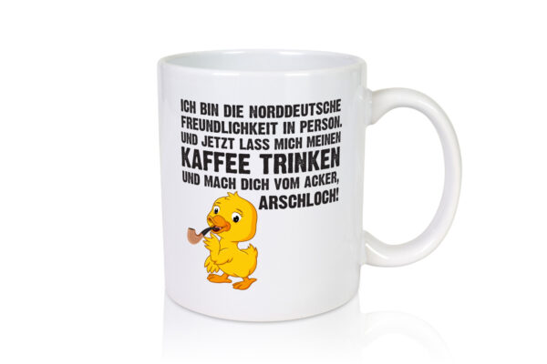 Norddeutscher Humor | Spruch Tasse | Norddeutschland - Tasse Weiss - Kaffeetasse / Geschenk / Familie