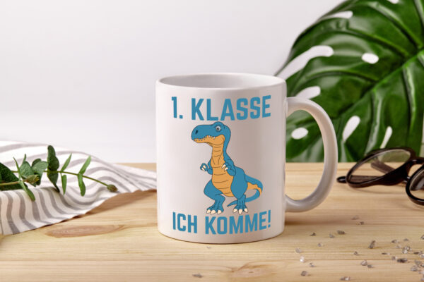 1. Klasse | Einschulung | Schüler | Grundschule - Tasse Weiss - Kaffeetasse / Geschenk / Familie