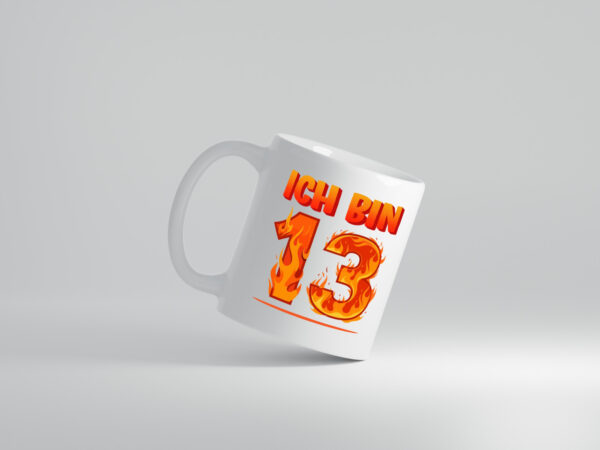 13. Geburtstag | 13 Jahre | Drache - Tasse Weiss - Kaffeetasse / Geschenk / Familie