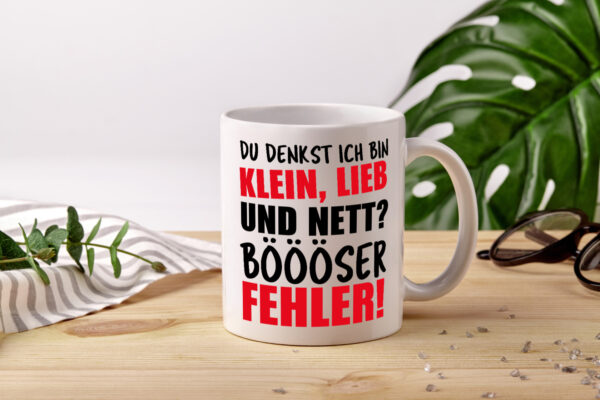 Ich bin lieb? - Tasse Weiss - Kaffeetasse / Geschenk / Familie