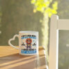 4 Jahre im Dienst | Arbeitsjubiläum | Arbeit - Herzhenkel Tasse - Kaffeetasse / Geschenk / Familie