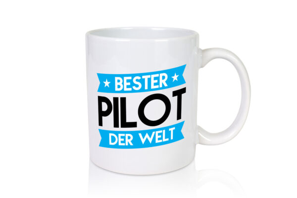 Bester Pilot | Flugzeug | Piloten - Tasse Weiss - Kaffeetasse / Geschenk / Familie