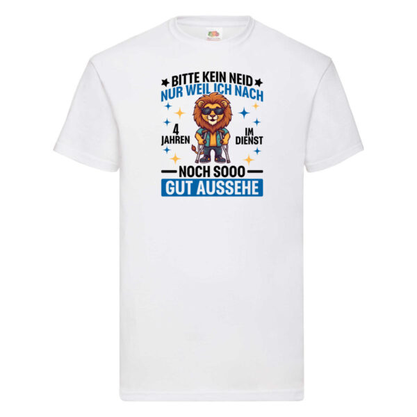 4 Jahre im Dienst | Arbeitsjubiläum | Arbeit T-Shirt Weiß