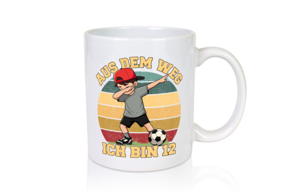 11. Geburtstag | 11 Jahre | Fußball Junge | Fußballer - Tasse Weiss - Kaffeetasse / Geschenk / Familie