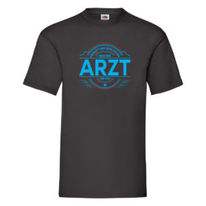 100 % Sicher: Arzt | Medizin | Doktor | Facharzt T-Shirt Schwarz