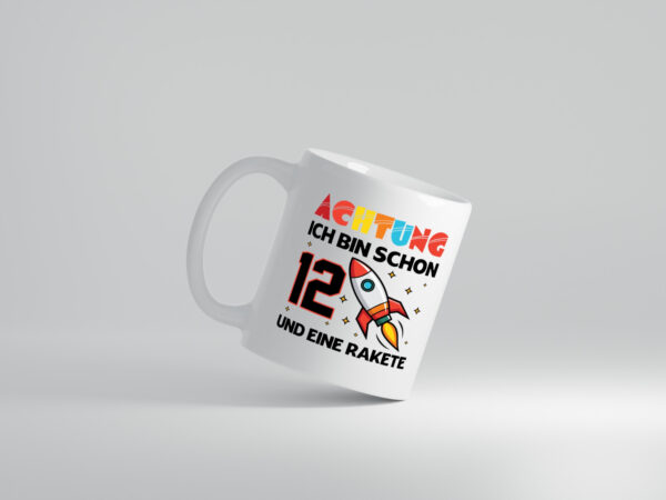 12. Geburtstag | Rakete | Weltraum | 12 Jahre | Galaxy - Tasse Weiss - Kaffeetasse / Geschenk / Familie