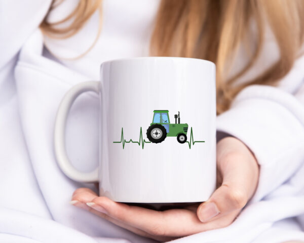 Traktor Motiv | Landwirt | Bauernhof | Bauer | Trekker - Tasse Weiss - Kaffeetasse / Geschenk / Familie