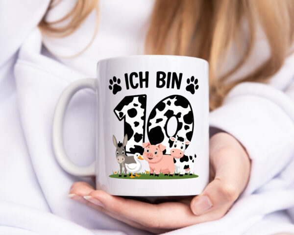 10 Geburtstag | 10 Jahre | Farmer Kind - Tasse Weiss - Kaffeetasse / Geschenk / Familie