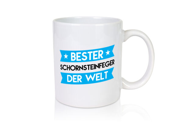 Bester Schornsteinfeger | Kaminkehrer | Handwerk - Tasse Weiss - Kaffeetasse / Geschenk / Familie