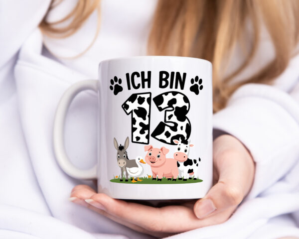 13 Geburtstag | 13 Jahre | Farmer Kind - Tasse Weiss - Kaffeetasse / Geschenk / Familie