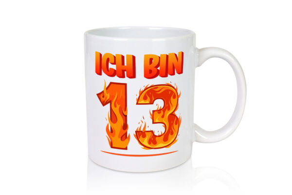 13. Geburtstag | 13 Jahre | Drache - Tasse Weiss - Kaffeetasse / Geschenk / Familie