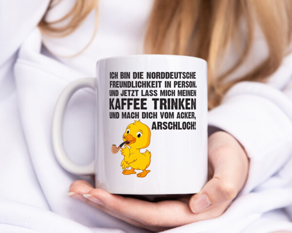 Norddeutscher Humor | Spruch Tasse | Norddeutschland - Tasse Weiss - Kaffeetasse / Geschenk / Familie