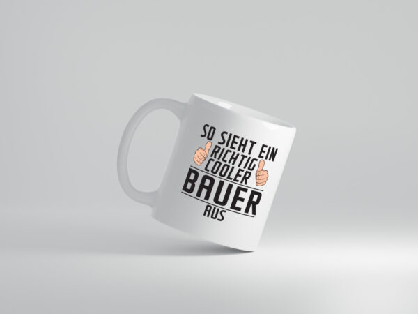 Richtig Cooler Bauer | Bauernhof | Landwirtschaft - Tasse Weiss - Kaffeetasse / Geschenk / Familie