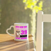 39. Geburtstag | Bitte kein neid | Faultier | 39 Jahre - Herzhenkel Tasse - Kaffeetasse / Geschenk / Familie
