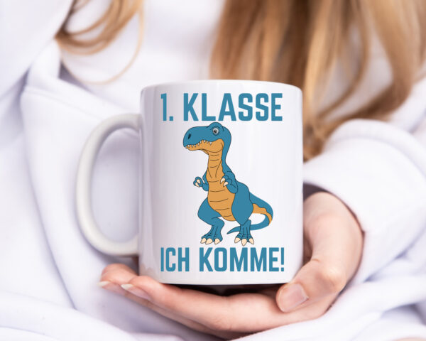 1. Klasse | Einschulung | Schüler | Grundschule - Tasse Weiss - Kaffeetasse / Geschenk / Familie