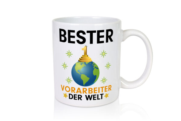 Welt Bester Vorarbeiter | Kollege | Teamleiter - Tasse Weiss - Kaffeetasse / Geschenk / Familie