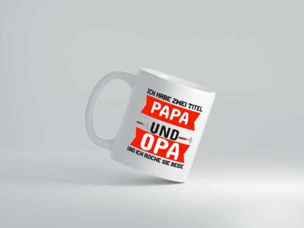 Papa und Opa | Vater Tasse | Vatertag | Großvater - Tasse Weiss - Kaffeetasse / Geschenk / Familie