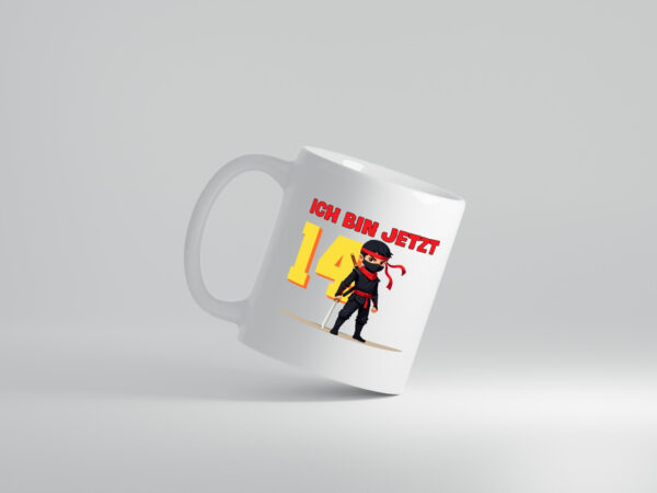 14. Geburtstag | 14 Jahre | Ninja | Kinder - Tasse Weiss - Kaffeetasse / Geschenk / Familie