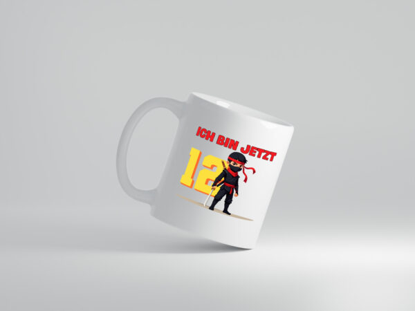 12. Geburtstag | 12 Jahre | Ninja | Kinder - Tasse Weiss - Kaffeetasse / Geschenk / Familie