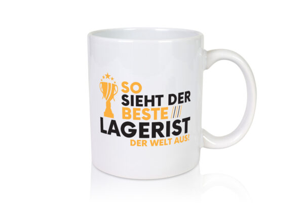 Der Weltbeste Lagerist | Lageristen | Lager Arbeiter - Tasse Weiss - Kaffeetasse / Geschenk / Familie