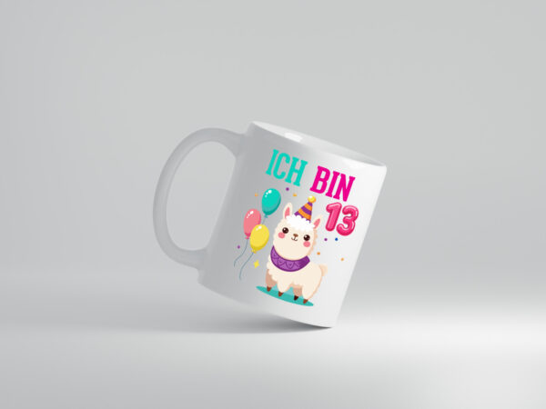 13. Geburtstag | 13 Jahre | Lama | Alpaka - Tasse Weiss - Kaffeetasse / Geschenk / Familie