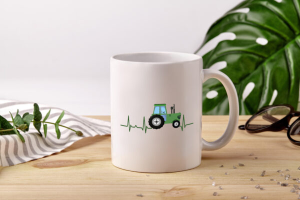 Traktor Motiv | Landwirt | Bauernhof | Bauer | Trekker - Tasse Weiss - Kaffeetasse / Geschenk / Familie