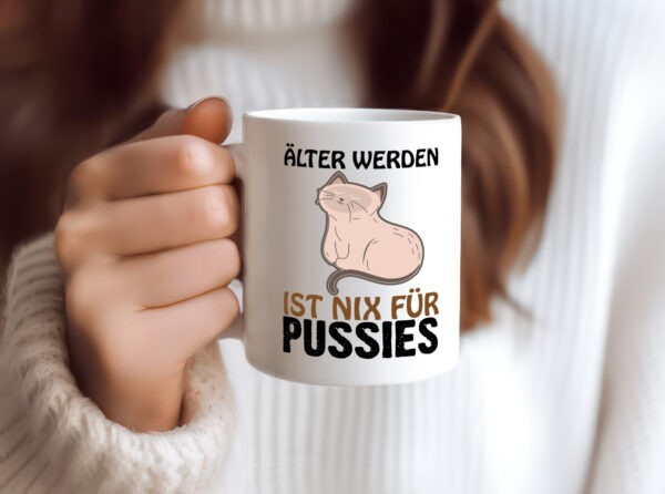 Alt werden is nichts - Tasse Weiss - Kaffeetasse / Geschenk / Familie