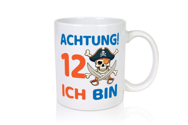 12. Geburtstag | 12Jahre | Pirat - Tasse Weiss - Kaffeetasse / Geschenk / Familie