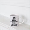 39 Jahre Verheiratet, immer noch am Leben! - Herzhenkel Tasse - Kaffeetasse / Geschenk / Familie