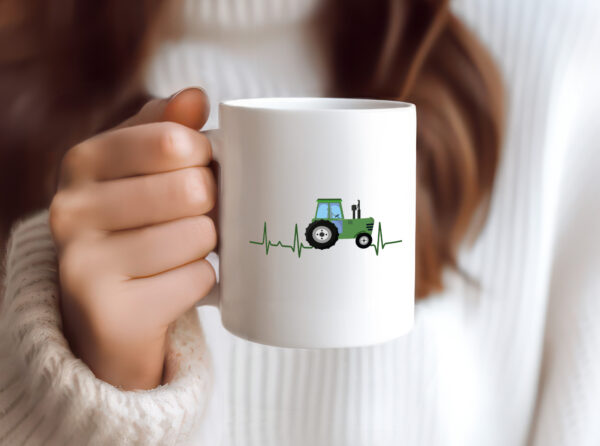 Traktor Motiv | Landwirt | Bauernhof | Bauer | Trekker - Tasse Weiss - Kaffeetasse / Geschenk / Familie