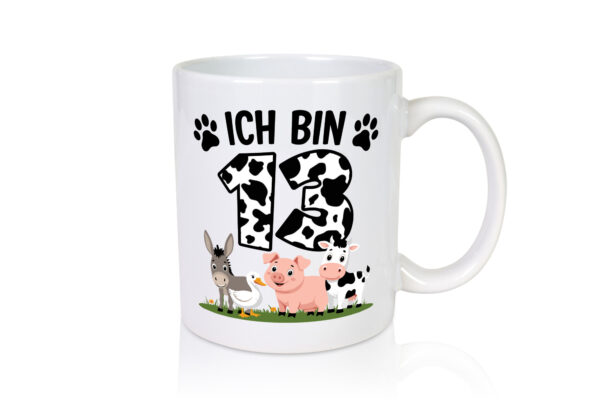 13 Geburtstag | 13 Jahre | Farmer Kind - Tasse Weiss - Kaffeetasse / Geschenk / Familie