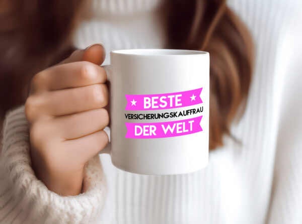 Beste Versicherungskauffrau | Kauffrau - Tasse Weiss - Kaffeetasse / Geschenk / Familie