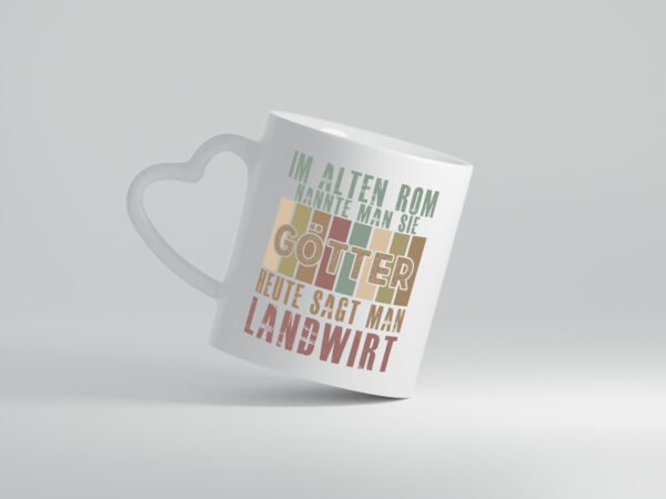 Heute sagt man: Landwirt | Bauer | Landwirtschaft - Herzhenkel Tasse - Kaffeetasse / Geschenk / Familie