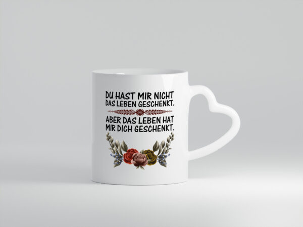 Eltern Liebe | Stiefmutter Tasse | Pflegemutter | Mama - Herzhenkel Tasse - Kaffeetasse / Geschenk / Familie