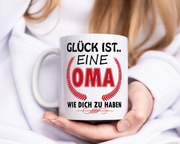 Beste Oma der Welt - Tasse Weiss - Kaffeetasse / Geschenk / Familie