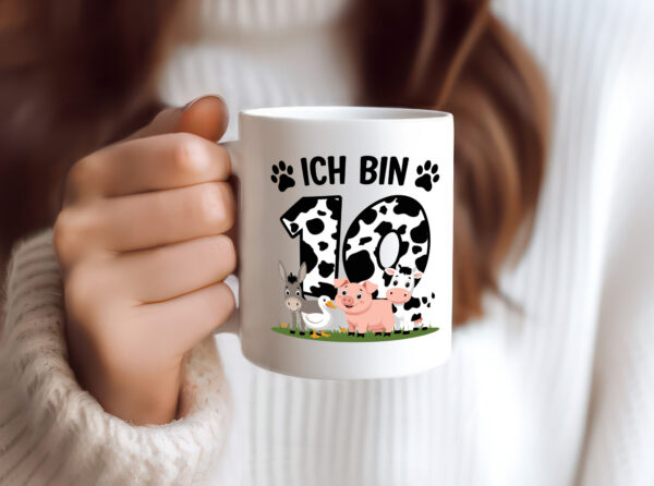 10 Geburtstag | 10 Jahre | Farmer Kind - Tasse Weiss - Kaffeetasse / Geschenk / Familie