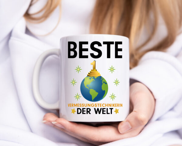 Welt Beste Vermessungstechnikerin | | Techniker - Tasse Weiss - Kaffeetasse / Geschenk / Familie