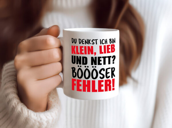 Ich bin lieb? - Tasse Weiss - Kaffeetasse / Geschenk / Familie