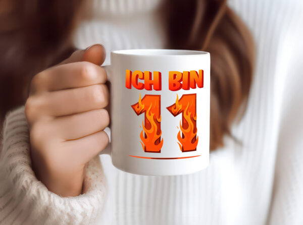 11. Geburtstag | 11 Jahre | Drache - Tasse Weiss - Kaffeetasse / Geschenk / Familie