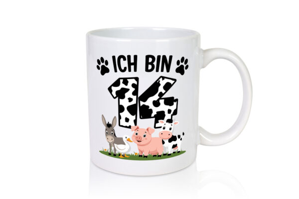 14 Geburtstag | 14 Jahre | Farmer Kind - Tasse Weiss - Kaffeetasse / Geschenk / Familie