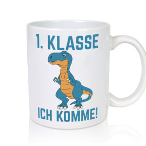 1. Klasse | Einschulung | Schüler | Grundschule - Tasse Weiss - Kaffeetasse / Geschenk / Familie