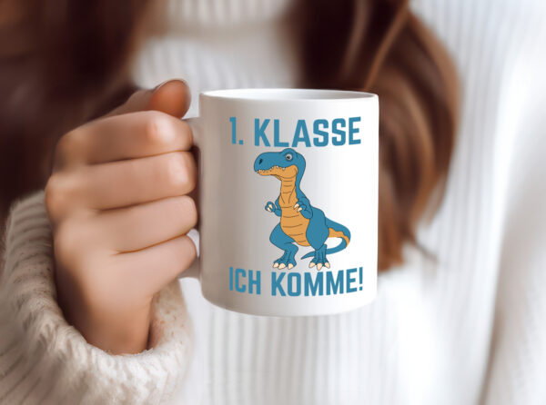 1. Klasse | Einschulung | Schüler | Grundschule - Tasse Weiss - Kaffeetasse / Geschenk / Familie