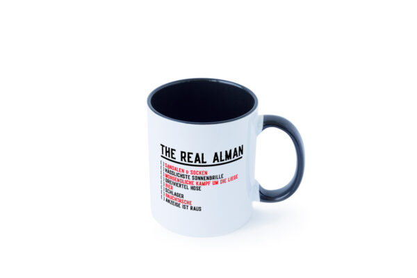 The Real Alman | Echte Deutsche | Deutschland | Stereotyp Farbige Tasse - Kaffeetasse / Geschenk / Familie